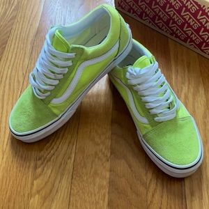 Lime green women’s size 8 vans